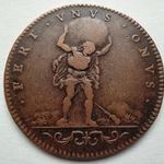 Német Államok Nürnberg XIV. Lajos Rechenpfennig sárgaréz 4, 4g 25mm zseton (id87024) fotó