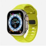 Apple Watch Ultra szilikon - neon fotó