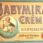 Babymira-Crême. Gyermekkenőcs ZOMÁNCTÁBLA - nagyon RITKA - szép állapot! (*44) fotó