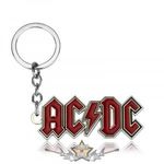 AC/DC- RED Logo. import fém kulcstartó fotó