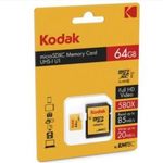 KODAK 64GB microSDXC SD kártya adapterrel, bontatlan fotó