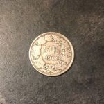 1/2 franc ezüst pénz Svájc 1906 1 darab fotó