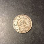 1/2 franc ezüst pénz Svájc 1909 1 darab fotó