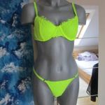 neonzöld női fehérnemű együttes tanga+melltartó S/M/L 1124 P3 fotó