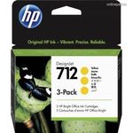 HP 3ED79A PATRON 3PACK YELLOW 29ML NO.712 (EREDETI) Termékkód: 3ED79A Szín: Yellow HP 712 fotó