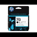 HP 712 - black - original - DesignJet - ink cartridge (3ED71A) fotó