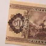 50 forint 1980 hibás nyomat, hajtatlan fotó