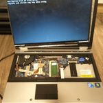 Hp 8440p bekapcsolásig tesztelt!Hiányos laptop.A képen látható hiányosságokkal! fotó