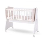 Lorelli First Dreams ringatható bölcső 105x55 - White / Light Oak New fotó