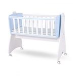 Lorelli First Dreams ringatható bölcső 105x55 - White / Baby Blue New fotó