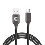 Adat-és töltőkábel DC11, USB-C/USB csatlakozó, hangra bekapcsoló villogó fénnyel, 2A gyors töltés... fotó