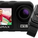 Lamax LAMAX W10.1 Akciókamera 4K, Képstabilizálás, Kettős kijelző, Vízálló , Érintőkijelző, Full ... fotó