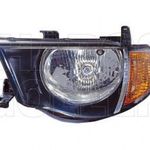 Mitsubishi L200 2005-2010 - FSZ H4 bal, dupla fülkés, sárga (motoros) DEPO fotó