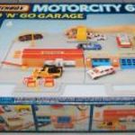 Dobozos Matchbox MotorCity 630 és 640 Fold 'n' Go Car Garage - Park. Ritka Mecsi parkoló, pálya! fotó