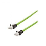 Metz Connect 142M2X55010 RJ45 Hálózati kábel, patchkábel CAT 6A S/FTP 1.00 m Zöld PUR köpeny, Sav... fotó