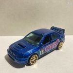 - Subaru Impreza - Hot Wheels - 1: 64 autó modell - szép - 1ft nmá fotó