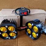 OFFROAD DRL 3inch 40W autó motor LED lámpa nappali fény ködlámpa SZETT - fémházas 4000 lumen fotó