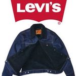 LEVI'S női bélelt, téliesített farmer dzseki L fotó