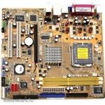 ASUS P5VD2-VM 775-ös P-IV SATA-RAID PCI-E DDR-II fotó