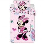 Disney Minnie Flowers gyerek ágyneműhuzat 100×135cm, 40×60 cm fotó