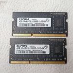 Elpida 2x4GB DDR3L 1600MHz laptop memória fotó