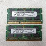 Micron 2x4GB DDR3L 1600MHz laptop memória fotó