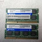 Adata 2x4GB DDR3 1333MHz laptop memória fotó