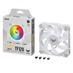 Asus TUF Gaming TF120 ARGB White 90DA0033-B09000 Alkatrész Ventilátorok, Hűtők, Előlapi panelek fotó