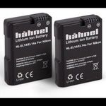 Hahnel HL-EL14/14A Twin Pack akkumulátor szett (Nikon EN-EL14/14A, 1050mAh) (1000 160.6) (1000 16... fotó