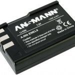 EN-EL9 Nikon kamera akku 7, 4V 1200 mAh, Ansmann fotó