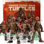 13cmes TMNT Tini Nindzsa Teknőcök - Zombie Turtles 4db-os figura szett - zobi Leonardo, Raffaello, D fotó