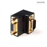 ACT Angled adapter VGA male to female Black AB9066 fotó