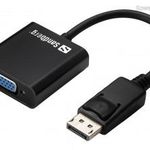 Sandberg Adapter DisplayPort>VGA Black 508-43 fotó