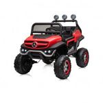 Chipolino Off Road Mercedes UNIMOG elektromos autó bőr üléssel - red fotó