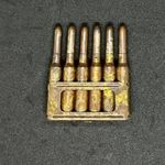 6.5 mm Carcano Lőszerek Töltőkeretben - Második Világháború fotó