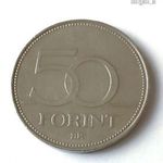 1993 50 Forint (évgyűrű nélküli változat) fotó