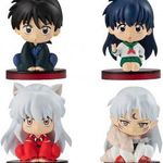 4 db-os Inuyasha figura szett fotó