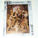 1984 Correggio halálának 450. évfordulója, 1489-1534 1 ? - Kambodzsai riel fotó