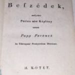 1831 Elegyes ünnepi és vasárnapi beszédek II. kötet szentírás, isteni hagyomány, isteni kegyesség fotó