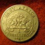 Kelet-Afrika nikkel 1 shilling 1952 fotó