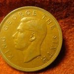 Új-Zéland nagy bronz 1 penny 1952 fotó