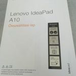 Lenovo IdeeaPad A10. Leírás. fotó