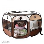 114x114x58cm mobil kutya macska stb kisállat kennel ketrec hordozható járóka fotó