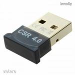 USB Bluetooth Adapter CSR 4.0 Dongle v4.0 nano - mini méret fotó