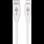 Goobay 39448 USB-C apa - Lightning apa 2.0 Adat és töltőkábel - Fehér (2m) (39448) fotó