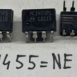 3db MC1455= NE555 IDŐZÍTŐ IC INTEGR ÁLT ÁRAMKÖR 0222c fotó