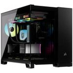 Corsair 2500D AIRFLOW Midi torony Számítógép ház Fekete Oldalsó szélvédő fotó