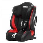 SPARCO gyerekülés 9-36kg ISOFIX, fekete-piros fotó