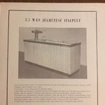 2, 5 méteres jéghűtéses sör pult szórólap / 1970-es évek, bor, üdítő ital fotó