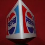 Retró Pepsi lámpabúra fotó